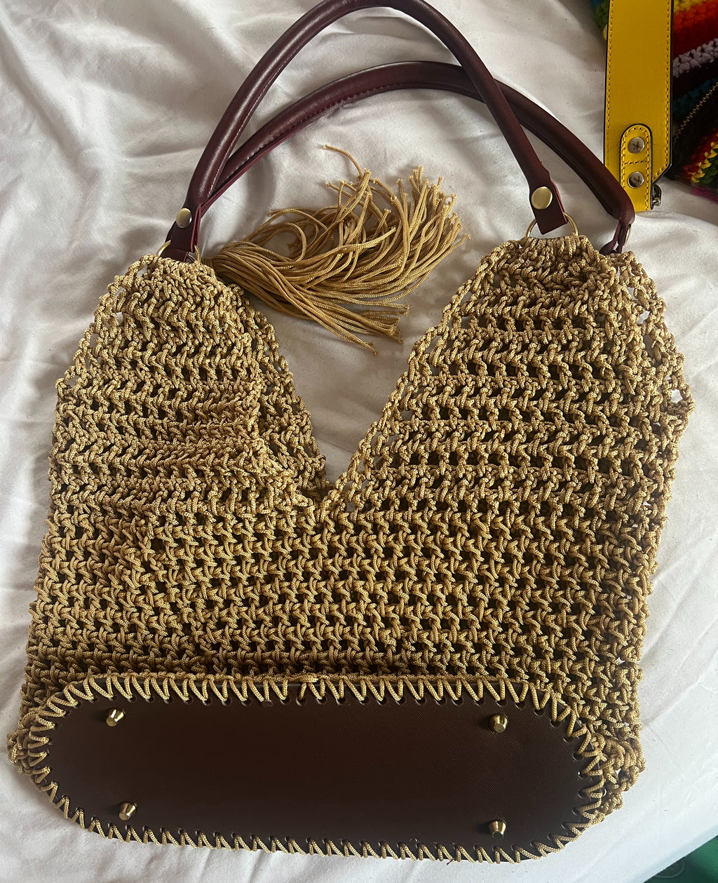 Coastal Dune Crochet Tote