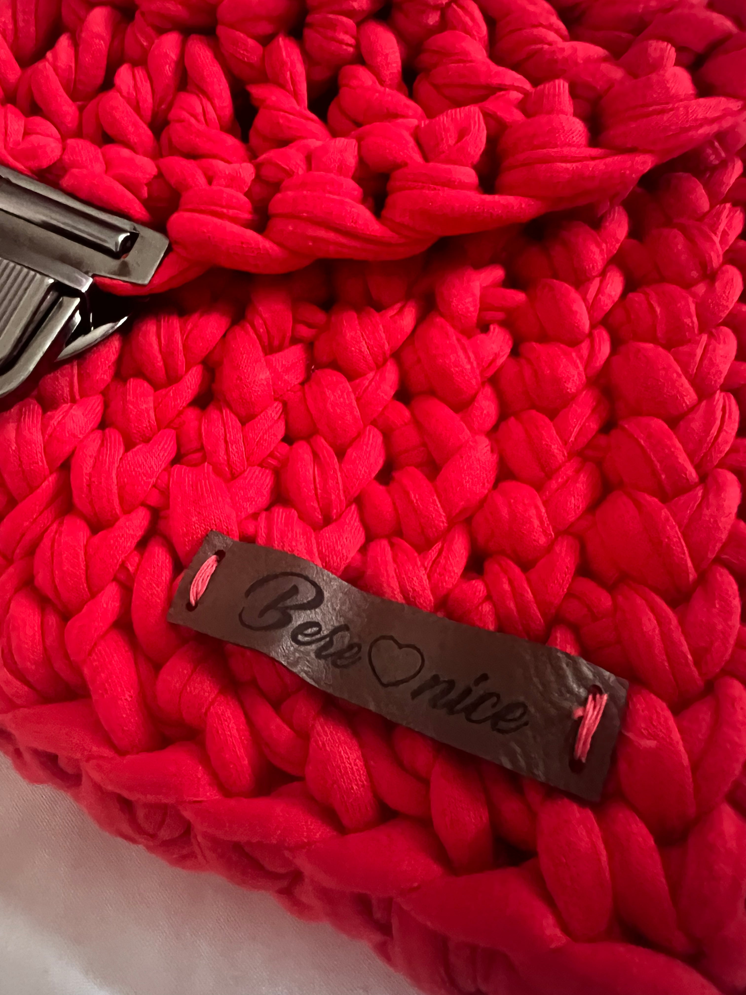 Crimson Statement Bag