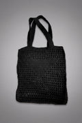Midnight Mesh Crochet Tote