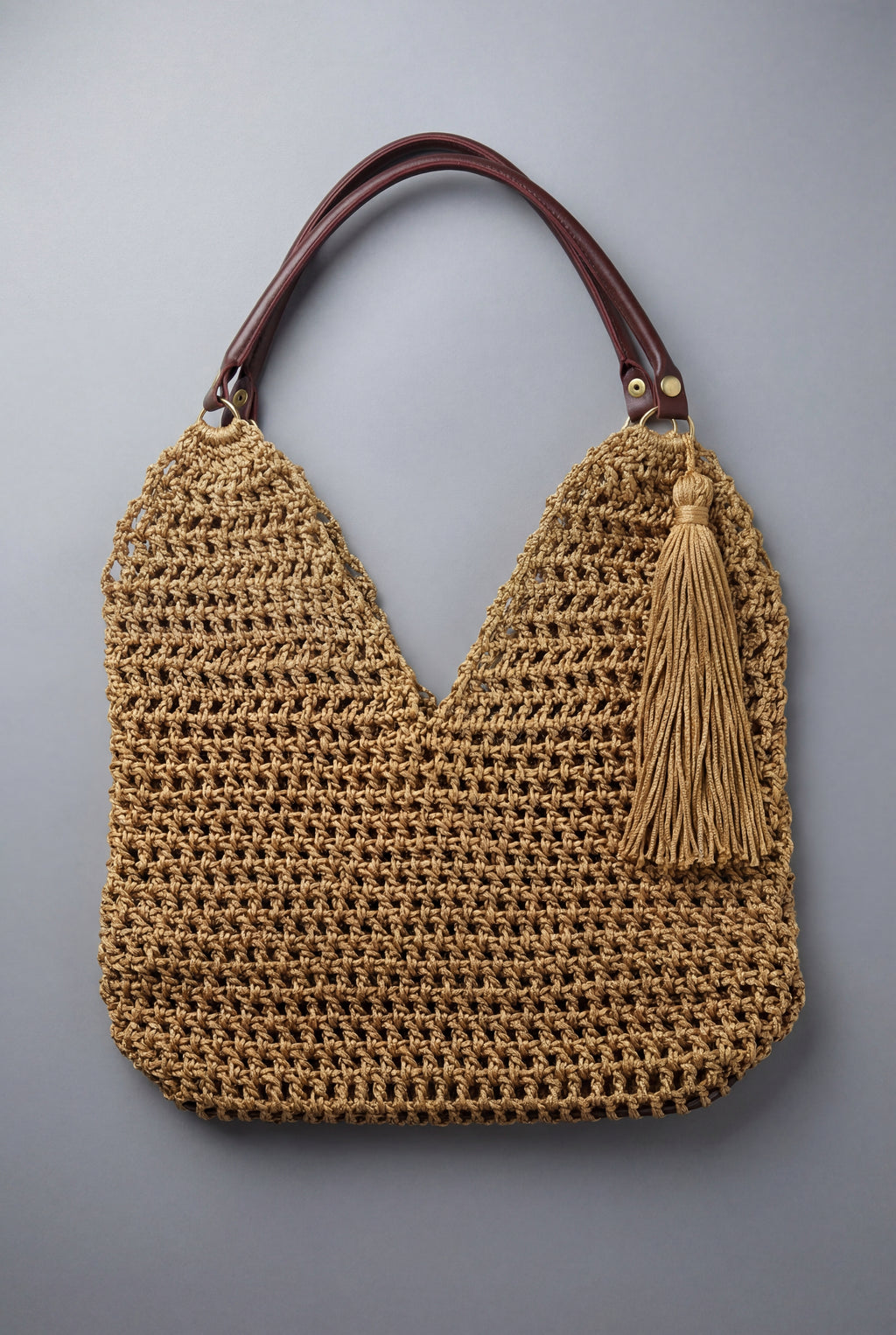 Coastal Dune Crochet Tote