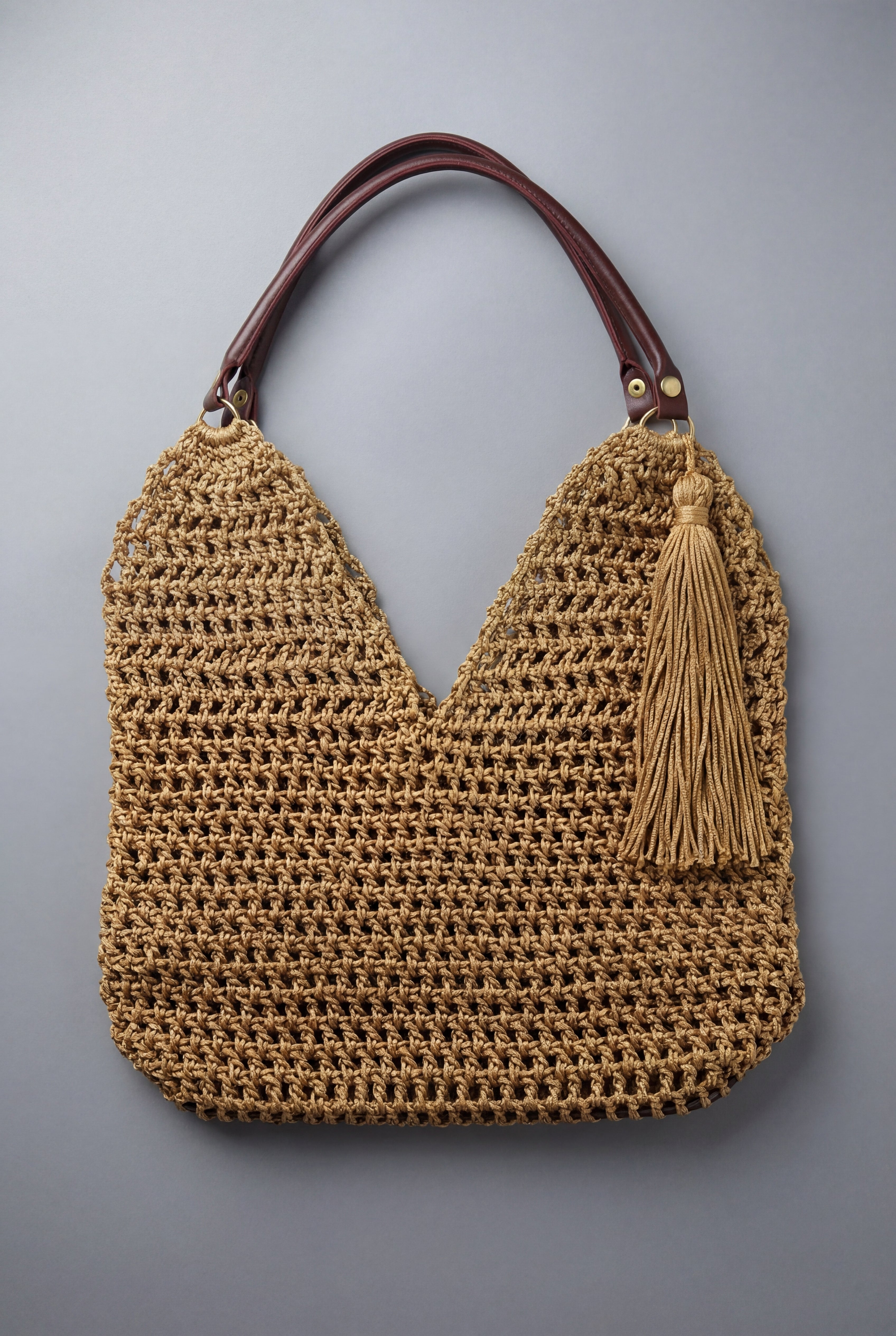Coastal Dune Crochet Tote