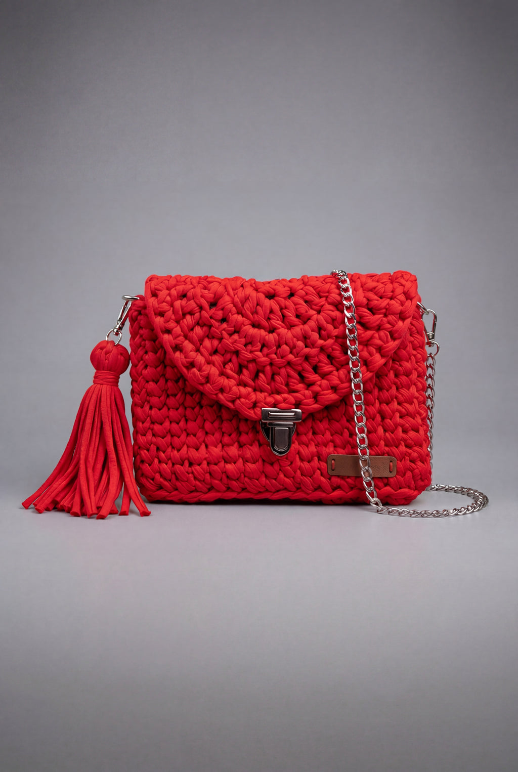 Crimson Statement Bag