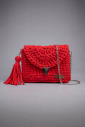 Crimson Statement Bag